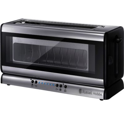 Russell Hobbs 21310 Purity Glass 2 Slice Toaster in Stainless Steel & Glass